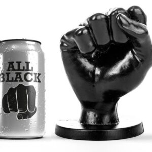 ALL BLACK - PUGNO ANALE 14 CM